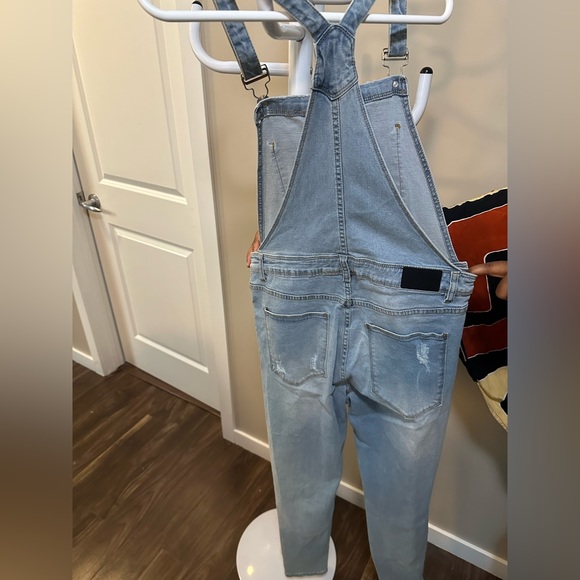 Blue overall jeans from Streetwear Society. Size is US11 - Picture 2 of 6